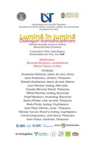 afis-lumină în lumina