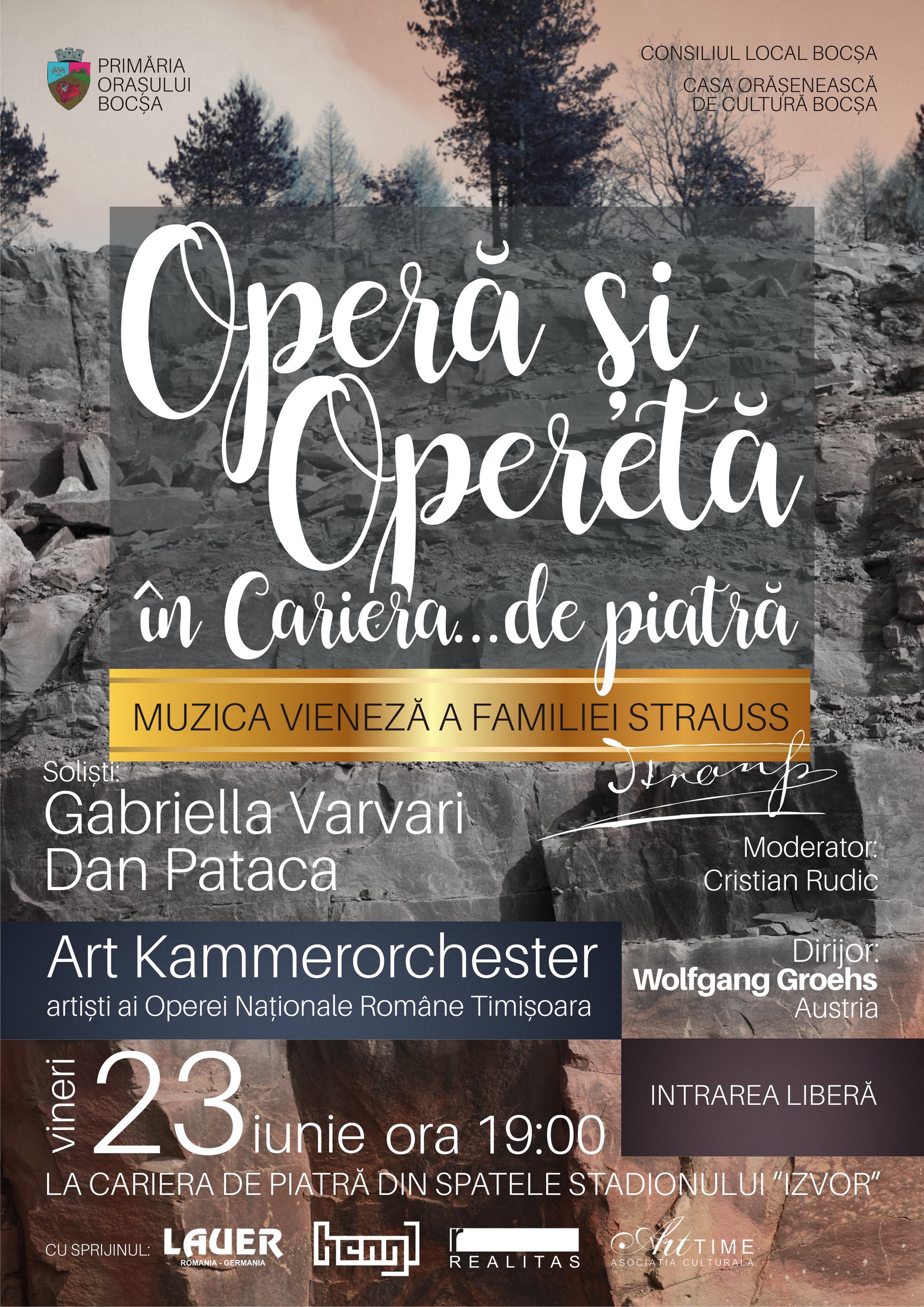 Afis concert opera in cariera 23.06.2017