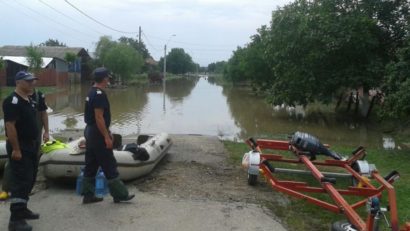 Cod roșu pe râul Bârzava, în aval de Gătaia