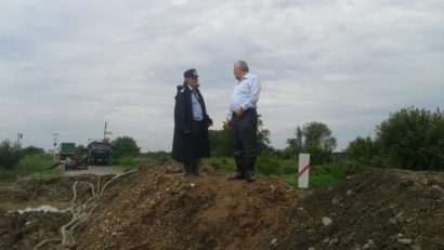 În Timiș, apele se stabilizează. Autoritățile inspectează zonele inundate