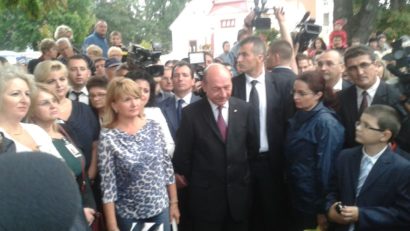 Președintele Traian Băsescu, prezent la Zilele Orașului Sânnicolau Mare FOTO AUDIO