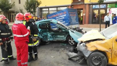 Grav accident pe bulevardul Liviu Rebreanu din Timișoara