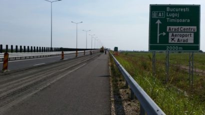 Autostrada Arad-Timișoara are, din nou, nevoie de reparații