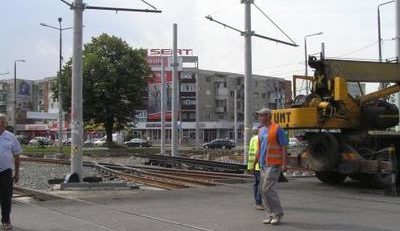 Fără tramvaie pe strada Cocorilor din Arad