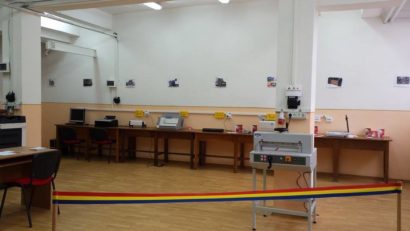 AUDIO / FOTO Mini atelier de tipografie, inaugurat la un liceu din Timișoara