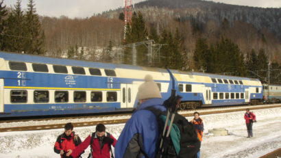 Trenurile Zăpezii, în Hunedoara