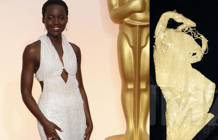 Rochia cu 6.000 de perle naturale, purtată de Lupita Nyong’o la ceremonia Oscarurilor, a fost recuperată