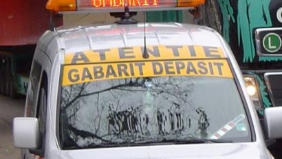 Transport agabaritic în vestul țării