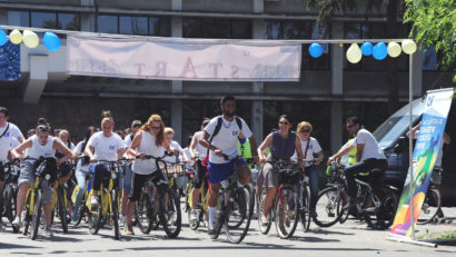 Timișorenii au pedalat alături de familia UVT