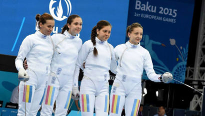 Al treilea aur! Echipa feminină de spadă a României, pe prima treaptă a podiumului la Baku