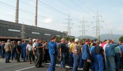 AUDIO / Protest spontan la Termocentrala Mintia