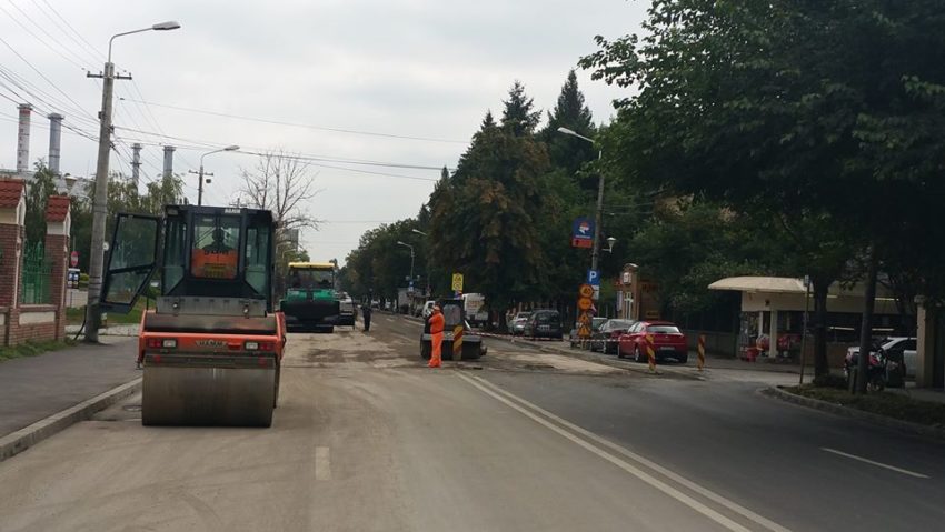 FOTO / Atenție șoferi! Strada Pestalozzi, închisă circulației!