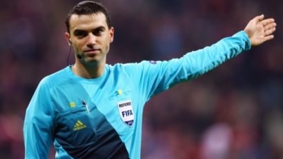 Arădeanul Ovidiu Hațegan arbitrează miercuri în grupele Ligii Campionilor