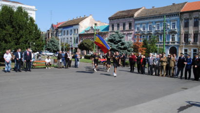 FOTO / Ștafeta Veteranilor a ajuns la Arad