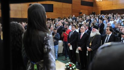 FOTO / AUDIO / Studenții Universității de Vest din Timișoara încep anul universitar cu o săptămână de inițiere