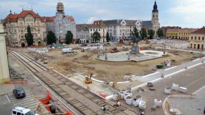 Tramvaiele circulă, din nou, în zona centrală din Oradea