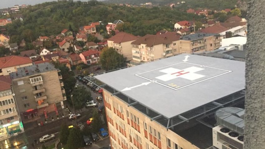 La Oradea a fost inaugurat primul heliport de pe un spital românesc