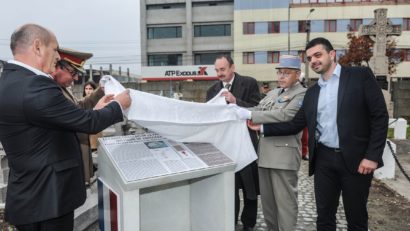 Careul renovat al eroilor francezi din Primul Război Mondial, inaugurat în Cimitirul Eroilor