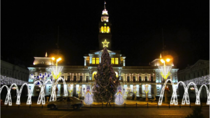 Iluminat de Crăciun sprecial în Arad