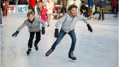 Patinoarul din Lugoj se deschide mai repede