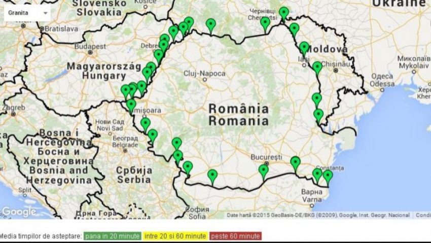 Aplicația pentru mobil care arată care sunt timpii de așteptare în vamă