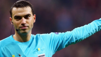 Hațegan arbitrează Sporting-Barca