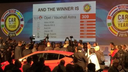 Opel Astra e Maşina Anului în Europa!