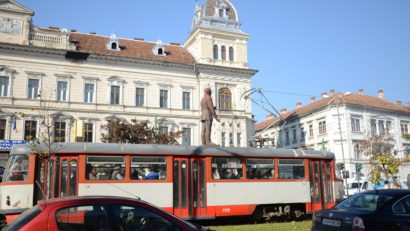 Tramvaiele din centrul Aradului anulate de concertele de Ziua Națională