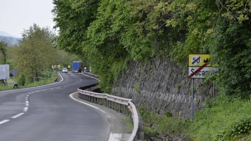 Trafic restricţionat pe DN 7. Se taie arborii din zona Săcămaş