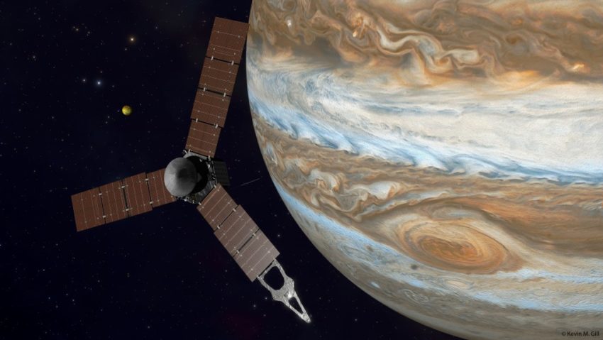 Juno s-a plasat cu succes pe orbita planetei Jupiter!