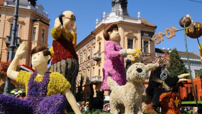 Începe Carnavalul Florilor de la Debrecen, unic în Europa