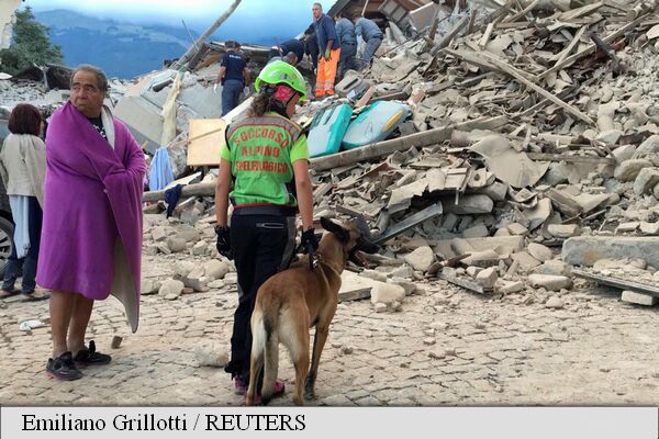 Zi de doliu în Italia, devastată de cutremur