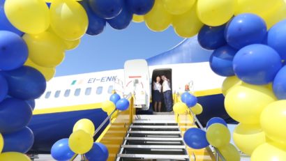 Ryanair s-a lansat cu primul zbor Timișoara-București de 5 euro