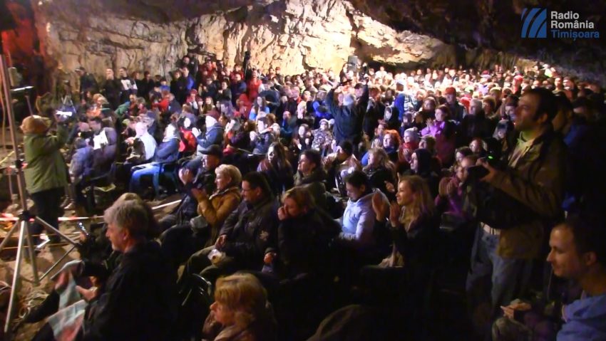 Concert în Peștera Românești și repetiție generală cu public la Timișoara