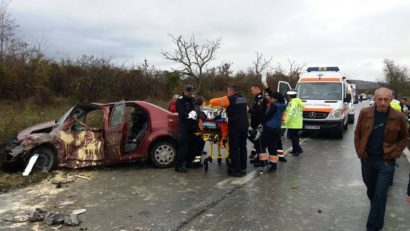 ? Accident cu trei răniți în Caraș-Severin