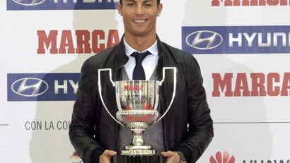 Cristiano Ronaldo, distins cu premiul „Alfredo Di Stefano”