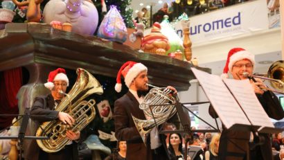 Concert extraordinar de Crăciun al Filarmonicii Banatul la mall