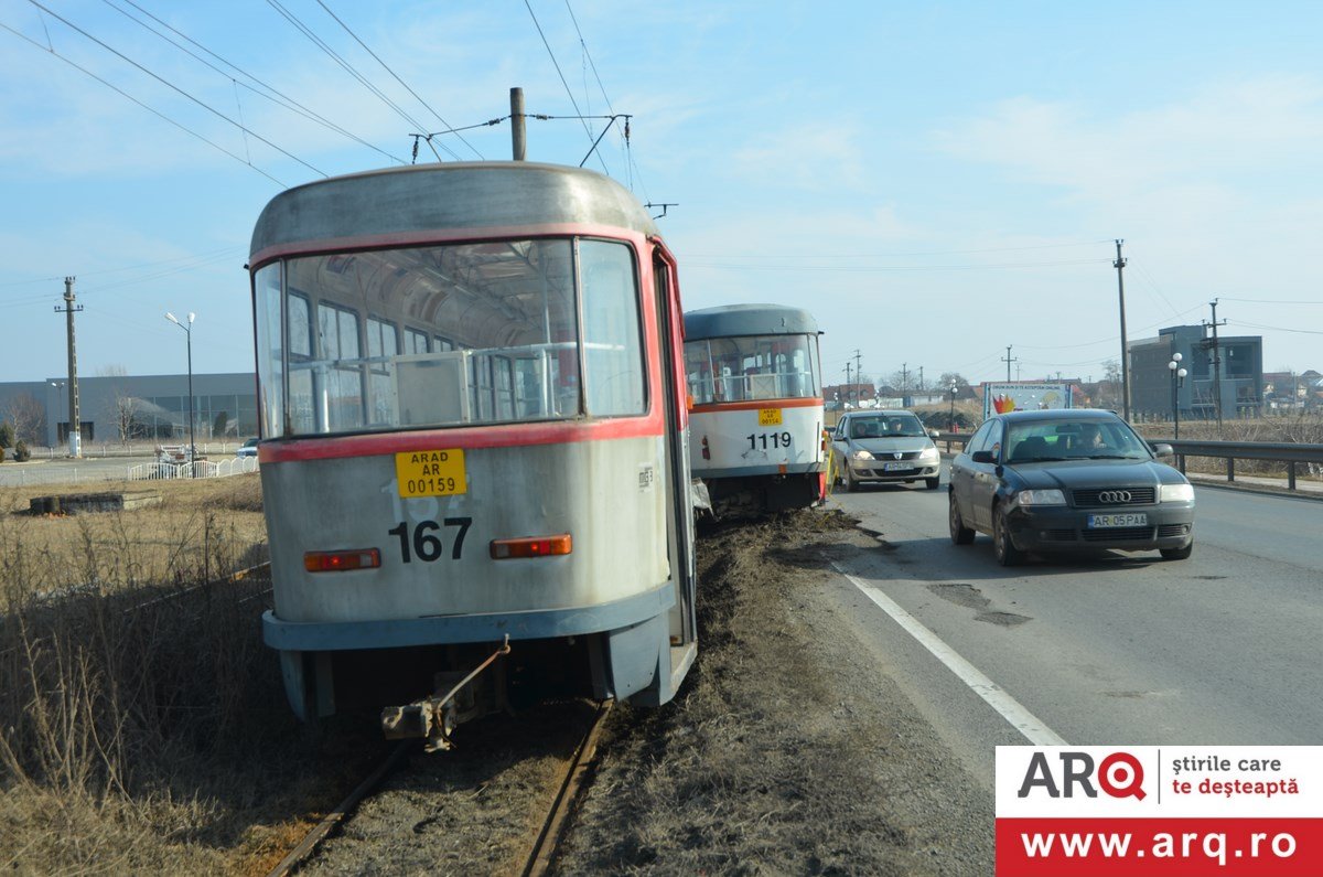 Linia de tramvai Arad-Vladimirescu, la limita siguranței