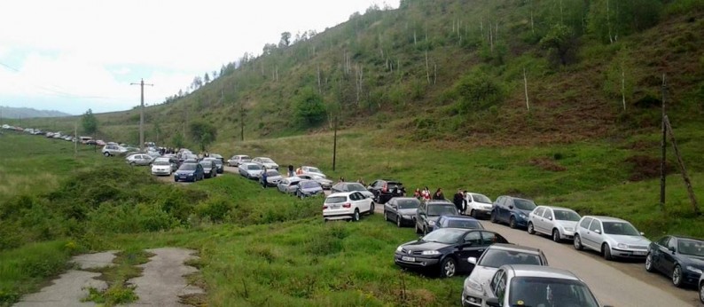 Restricţii de circulaţie pe drumul către Mănăstirea Prislop