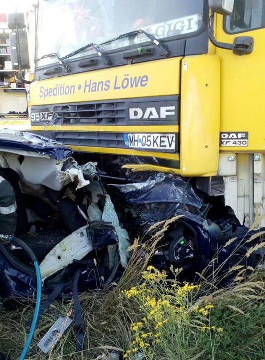 FOTO/ Accident mortal pe centura Lugojului