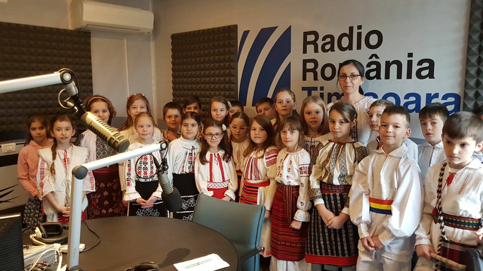 Primii colindători la Radio Timișoara