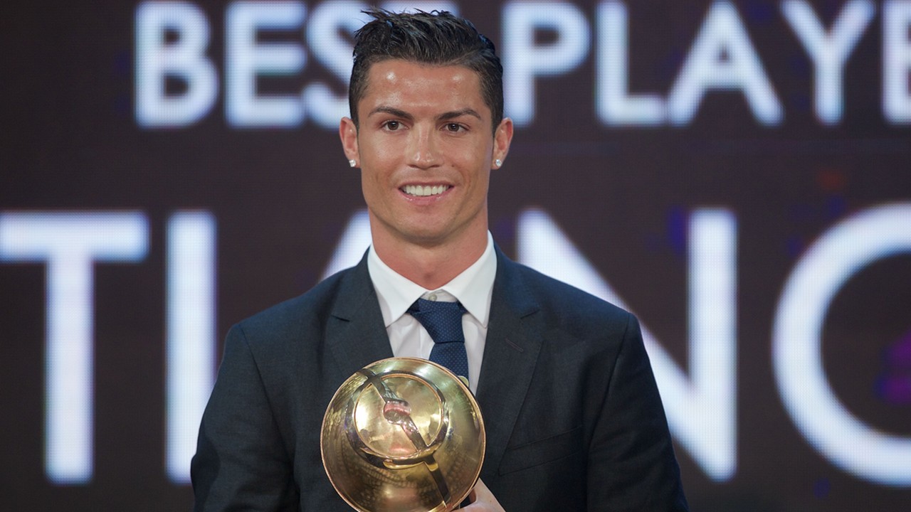 Cristiano Ronaldo a câștigat premiul Globe Soccer pentru fotbalistul anului 2017