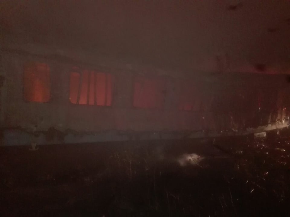 Incendiu la Gara de Nord din Timișoara. Pompierii au găsit o persoană carbonizată