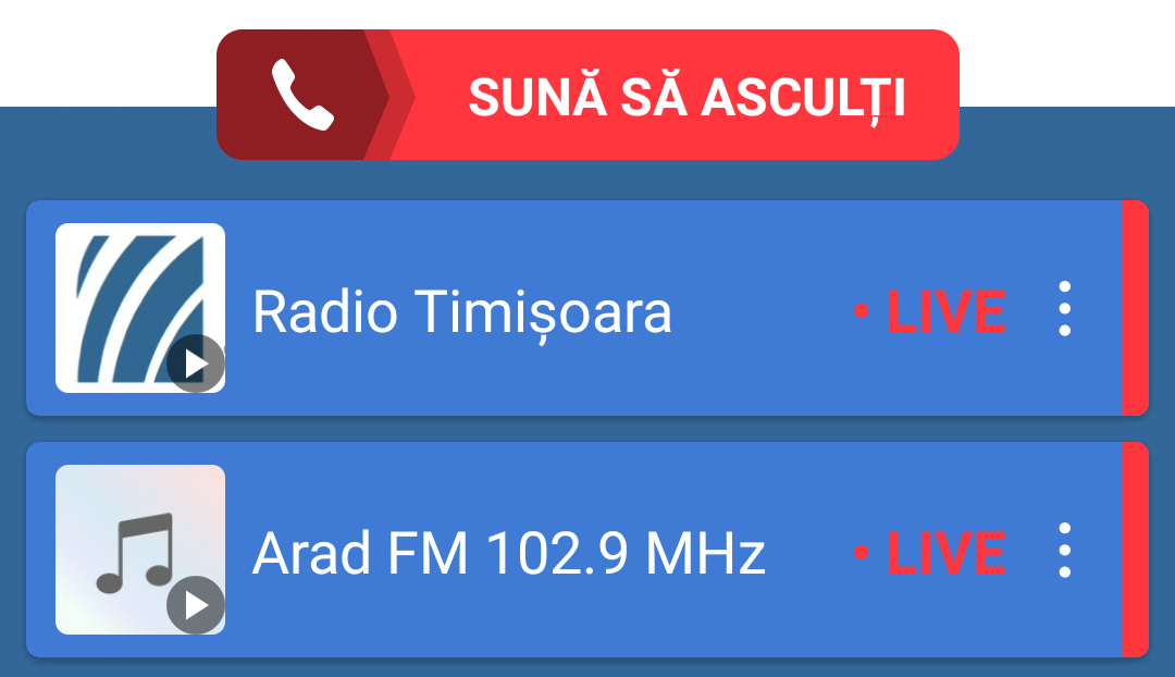 Ascultă programul preferat la orice oră, cu un telefon smart sau chiar cu unul clasic !