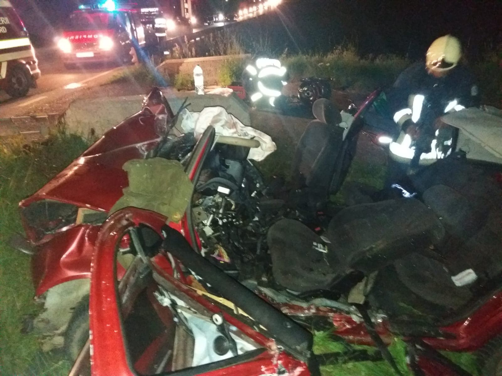 Accident mortal, azi-noapte, în apropiere de Teregova