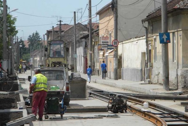 Singura linie de tramvai din Arad, care nu a fost modernizată, intră în șantier