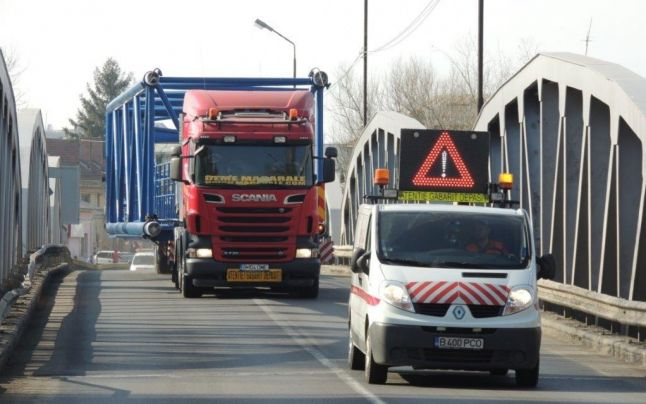 Transport agabaritic de la Timișoara până la Moravița