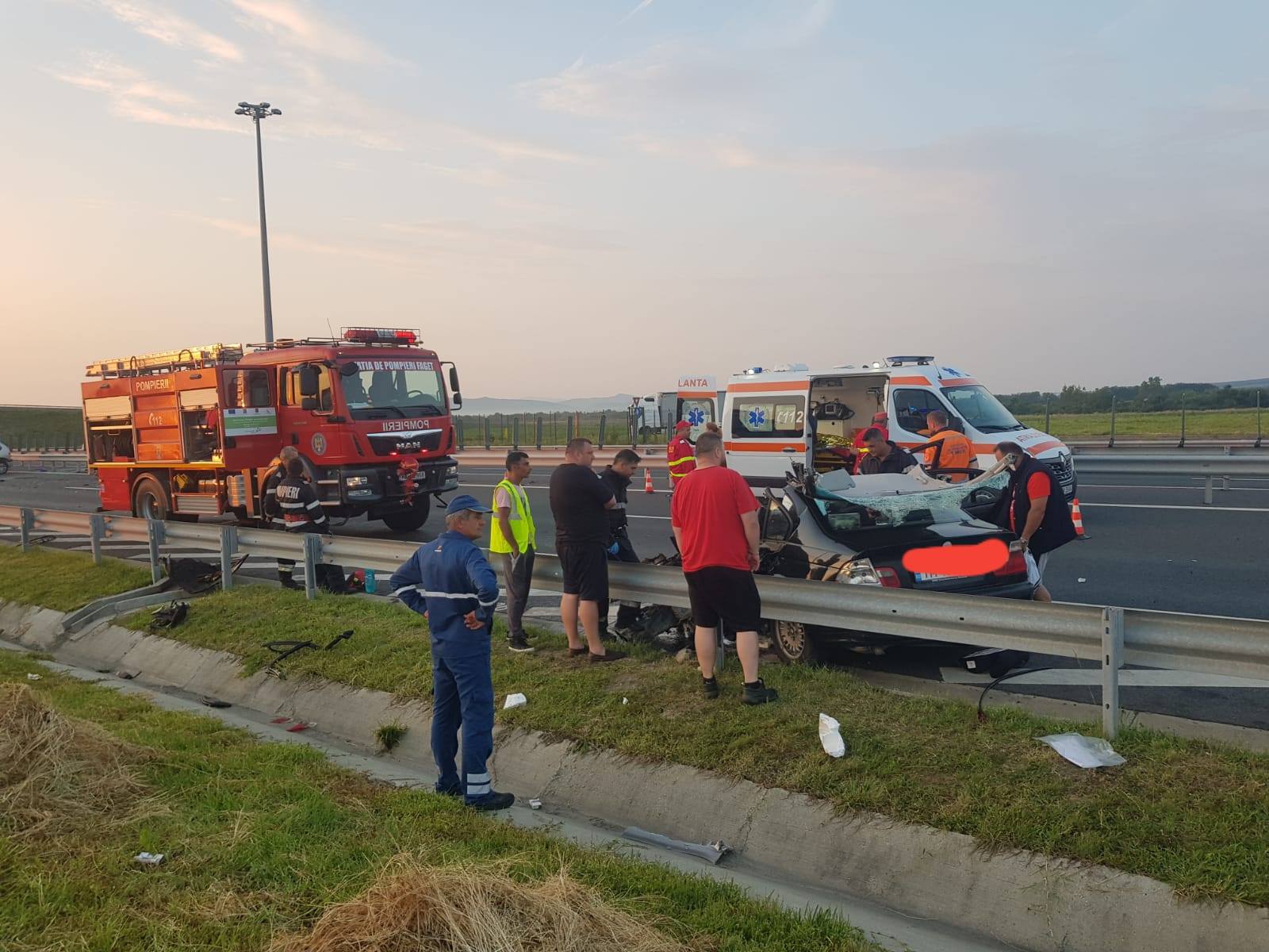 Şoferul vinovat de producerea accidentului de pe A1 Traian Vuia – Timişoara a fost identificat de poliţişti