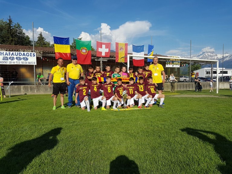 Juniorii U11 de la CFR Simeria au câștigat un turneu internațional în Elveția