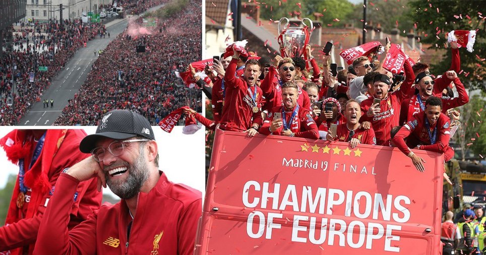 Sărbătoare la Liverpool după victoria din finala Ligii Campionilor